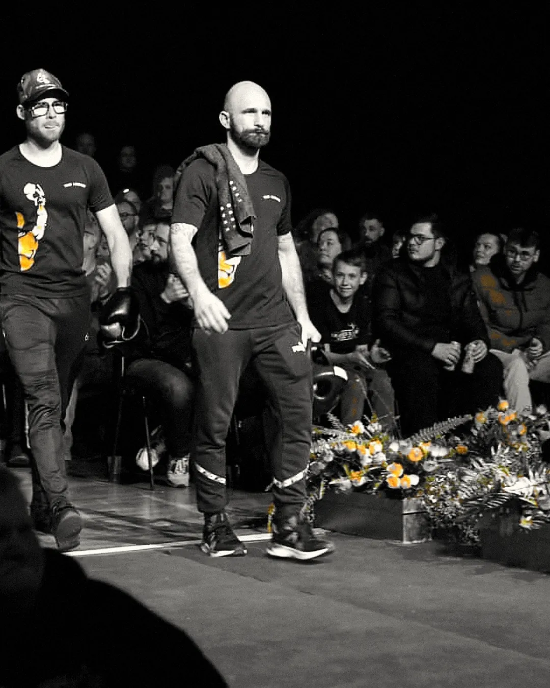 Entrée sur le ring